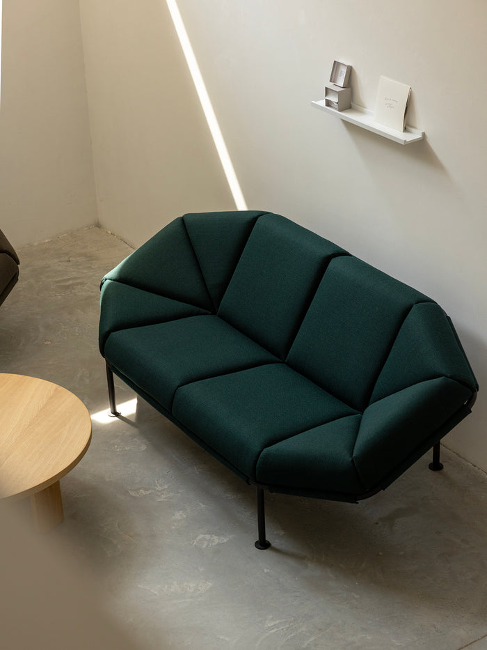 Kann Design - Canapé Atlas 2 Seater vert S1989