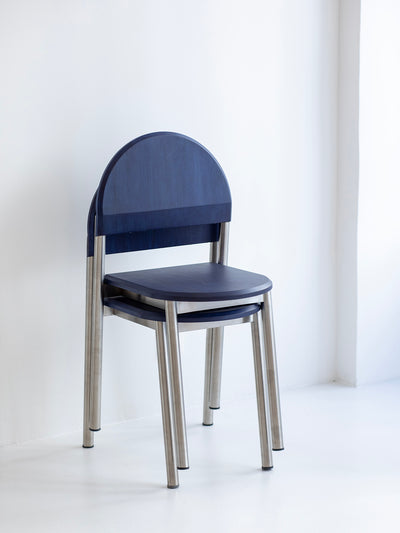 Kann Design - Chaise BB frêne bleu C3069