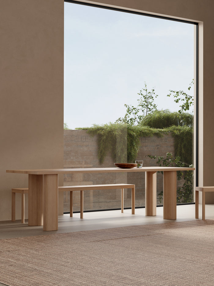 Kann Design - Table de repas Galta Forte 240 chêne naturel DT1079