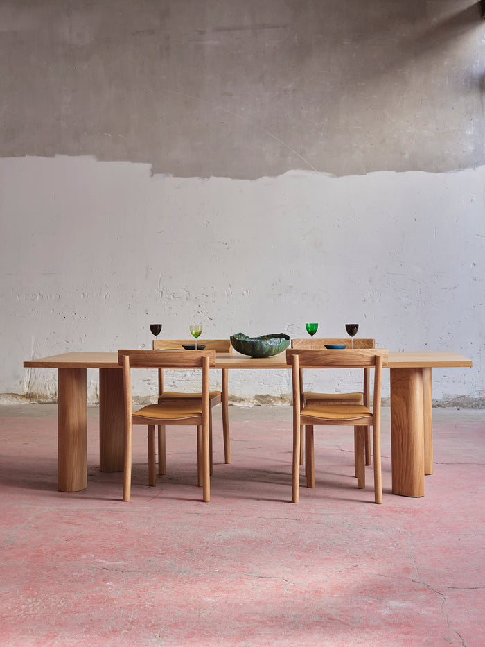 Kann Design - Table de repas Galta Forte 240 chêne naturel DT1079