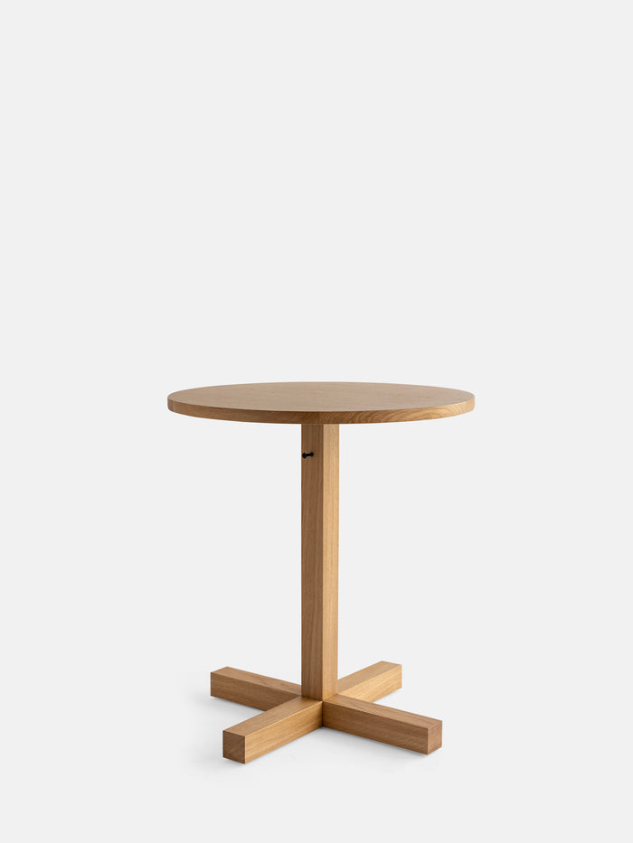 Kann Design - Table de repas Tal Bitrot Round 65 - chêne naturel DT3034