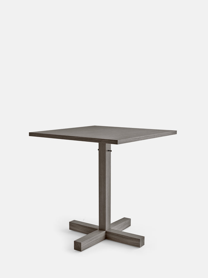 Kann Design - Table de repas Tal Bitrot Square 70 - chêne gris DT3044