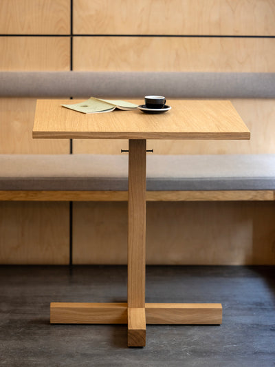 Kann Design - Tal Bistrot Square 70 / natural oak