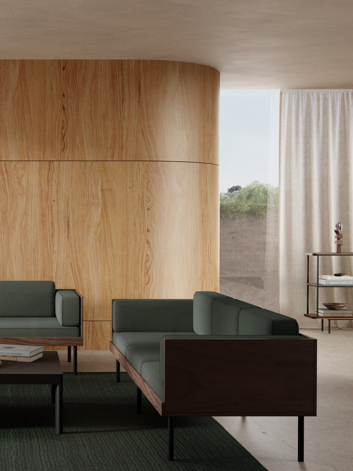 Kann Design - Canapé Cut vert sablé S1052