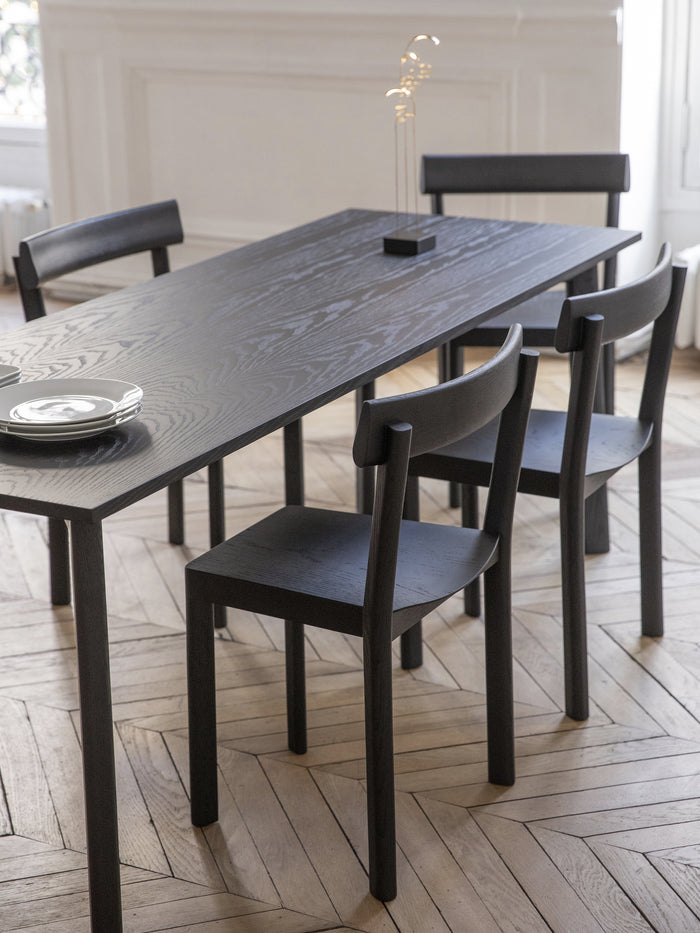 Kann Design - Table de repas Galta 200 chêne noir DT991