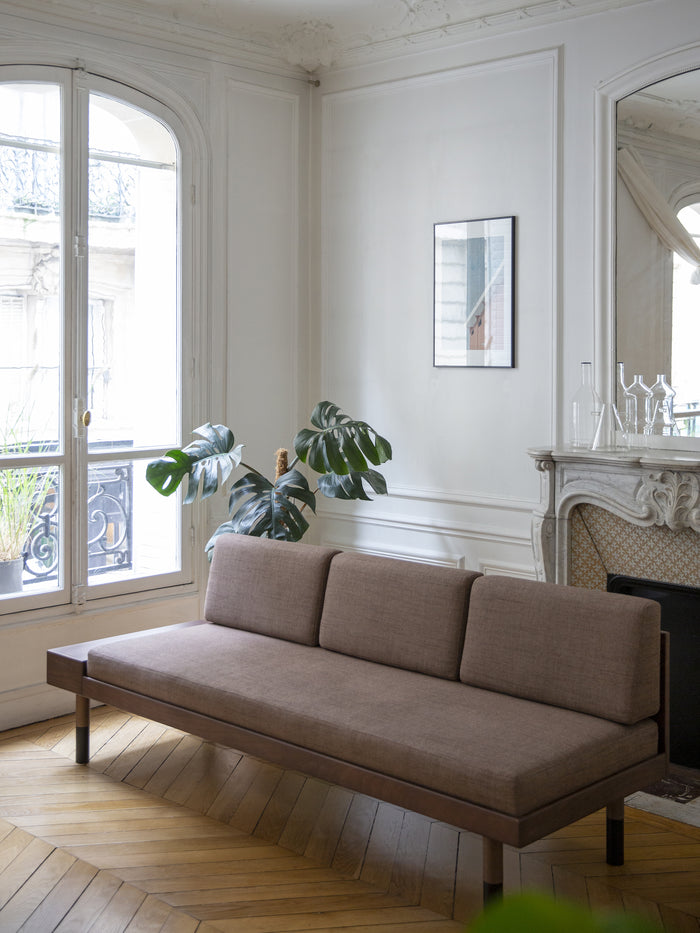 Kann Design - Banquette Mid marron DB1037