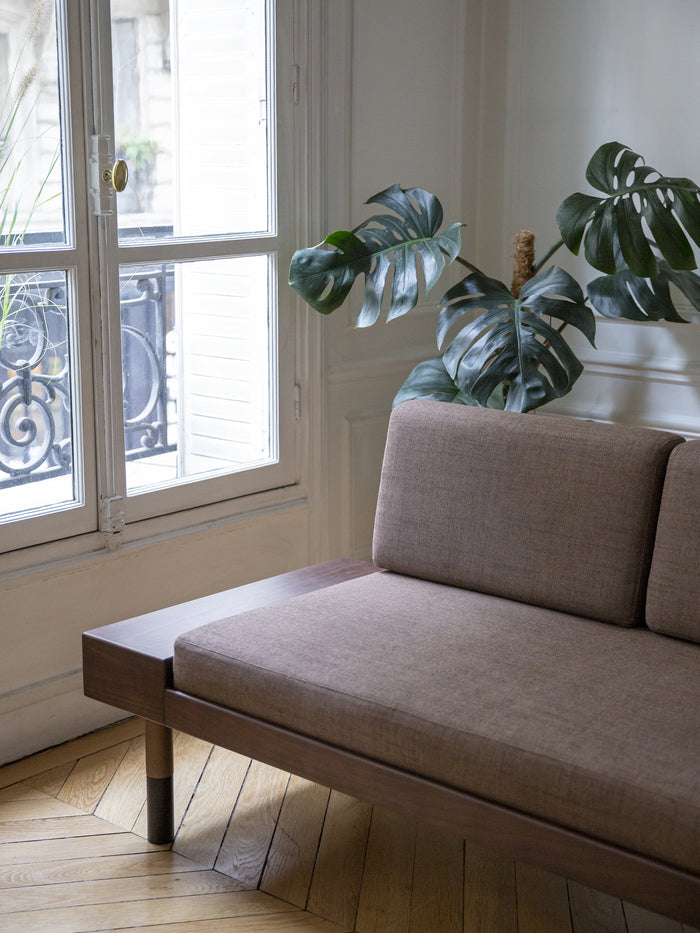 Kann Design - Banquette Mid marron DB1037