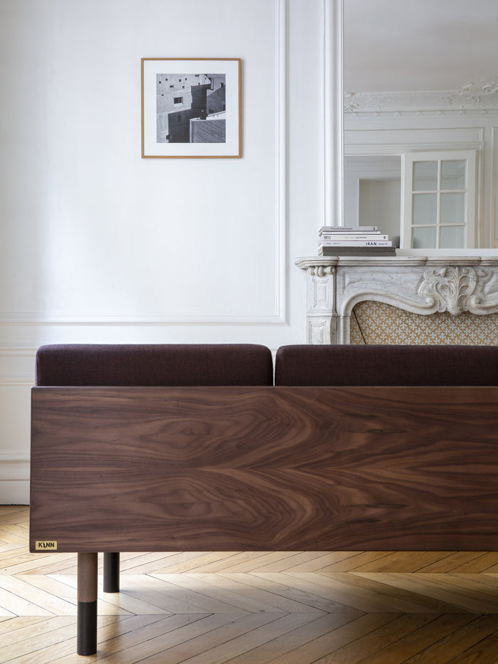 Kann Design - Banquette Mid bordeaux DB1036