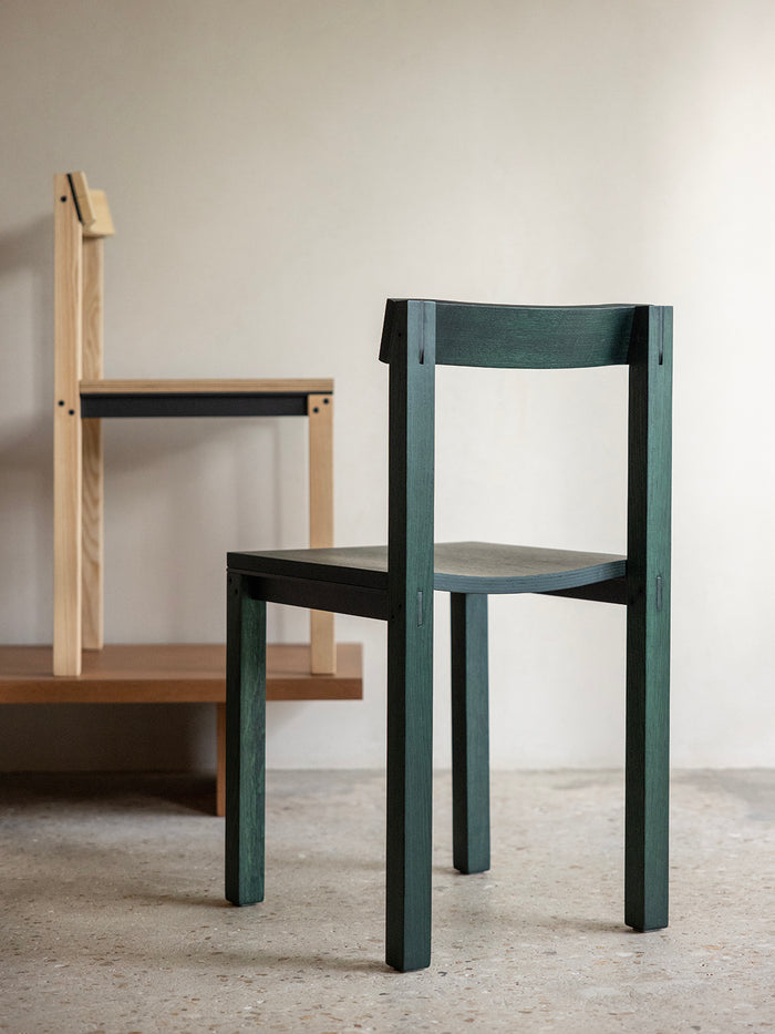 Kann Design - Chaise Tal chêne vert C996