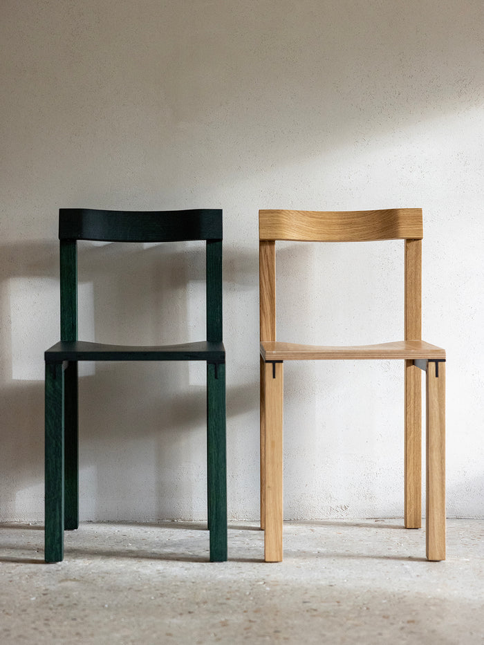 Kann Design - Chaise Tal chêne vert C996