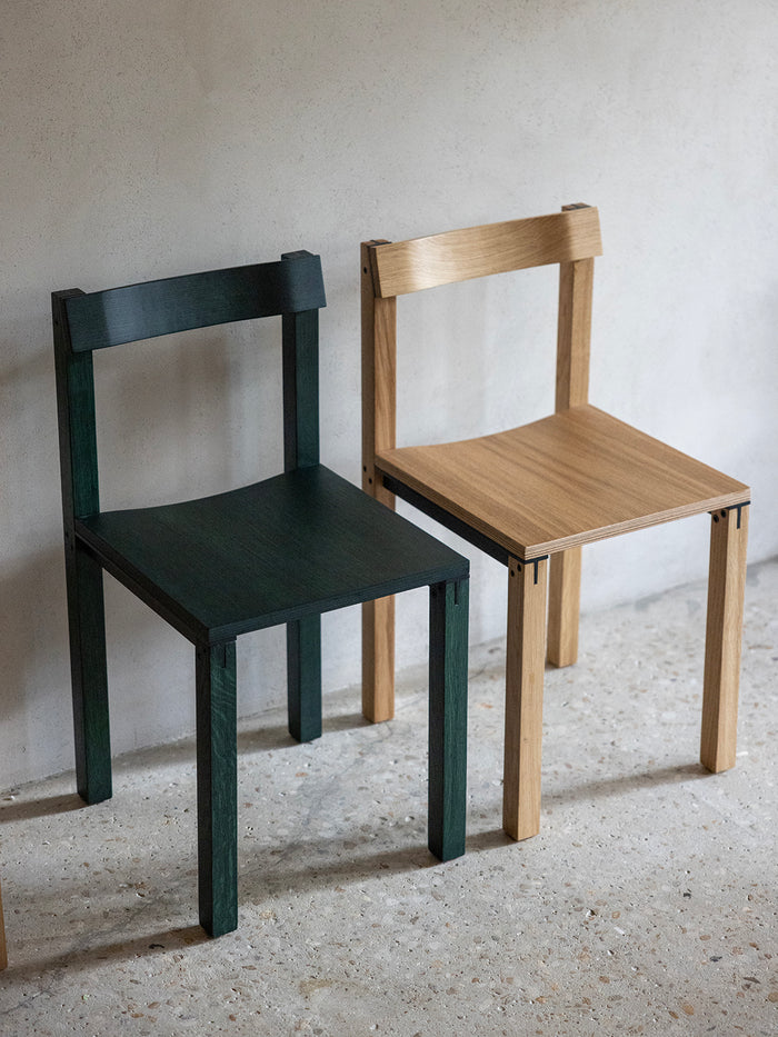 Kann Design - Chaise Tal chêne vert C996