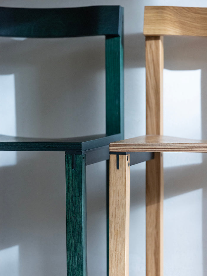 Kann Design - Chaise Tal chêne vert C996