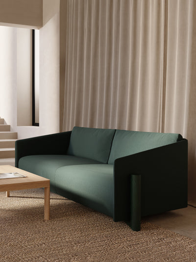 Kann Design - Timber 3 seater / green