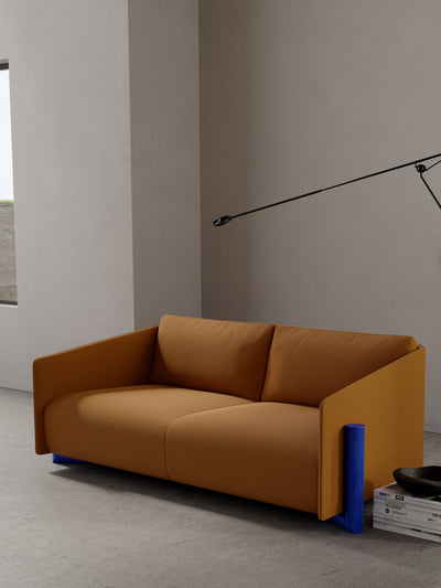 Kann Design - Timber 3 seater / mustard