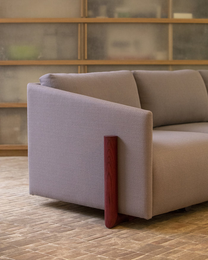 Kann Design - Canapé Timber 4 Seater gris taupe S1061