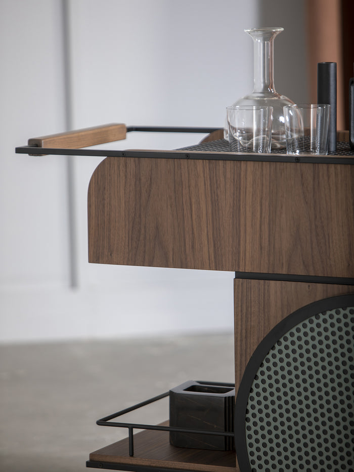 Kann Design - Chariot bar Trink noyer BC934