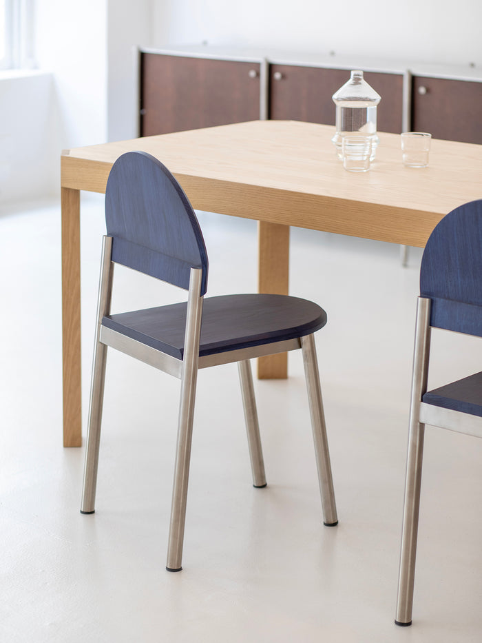 Kann Design - Chaise BB frêne bleu C3069