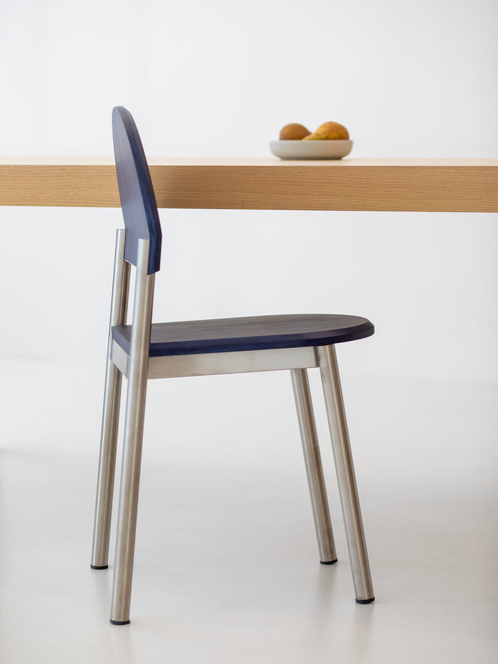 Kann Design - Chaise BB frêne bleu C3069