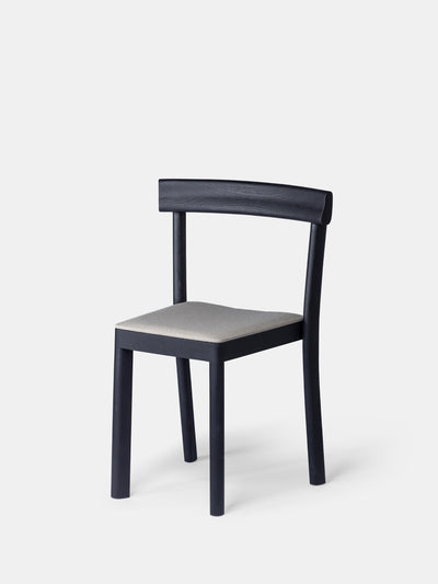 Kann Design - Galta black oak chair - grey fabric C2072