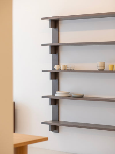 Kann Design - Plan 5 Tray shelf grey oak ST3049
