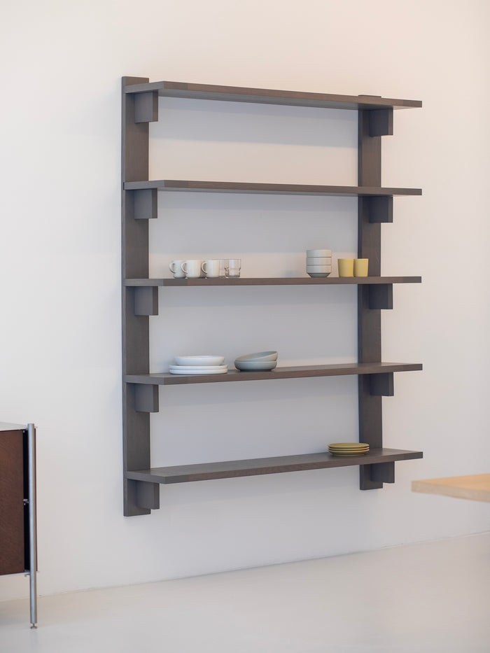 Kann Design - Plan 5 Tray shelf grey oak ST3049