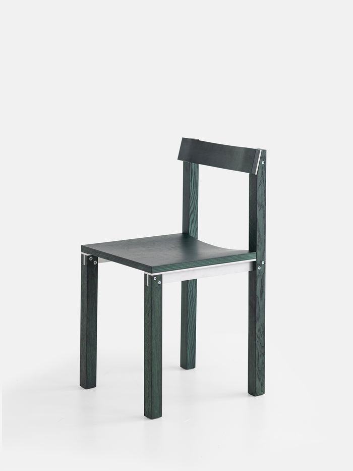 Kann Design - Chaise Tal chêne vert C996