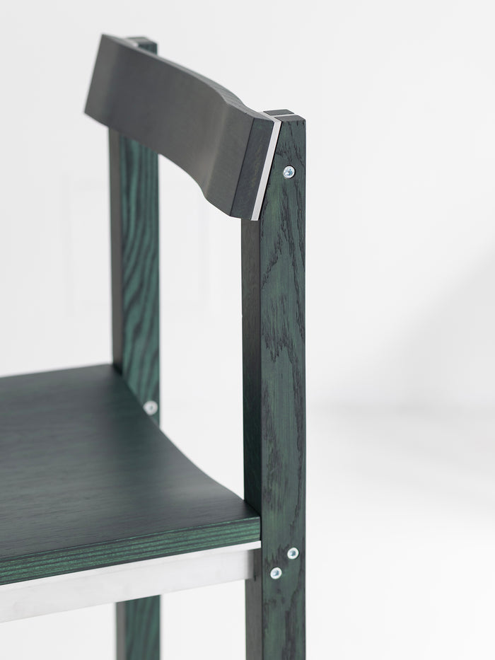 Kann Design - Chaise Tal chêne vert C996