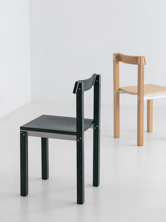 Kann Design - Chaise Tal chêne vert C996