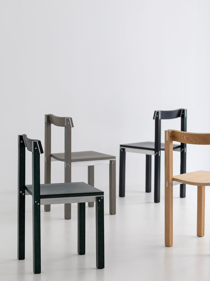 Kann Design - Chaise Tal chêne vert C996