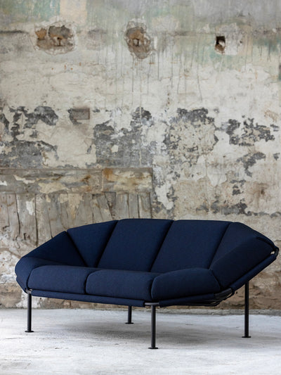 Kann Design - Atlas 2 Seater navy blue sofa S1988