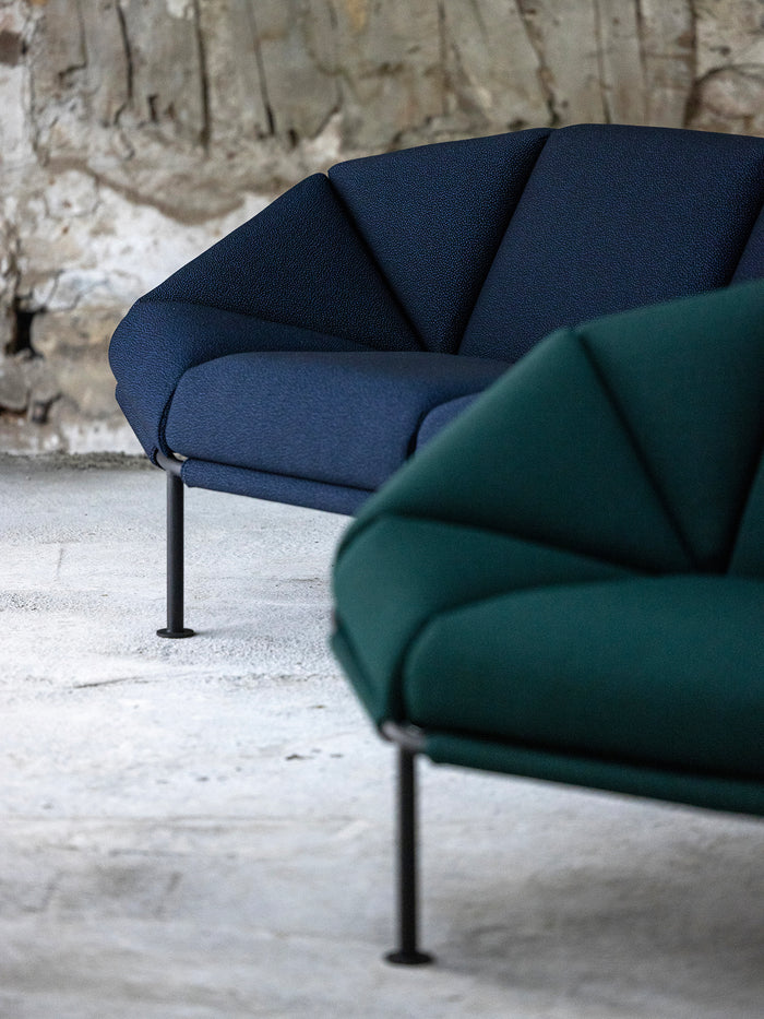 Canapé Atlas 2 Seater bleu marine S1988 - Kann Design