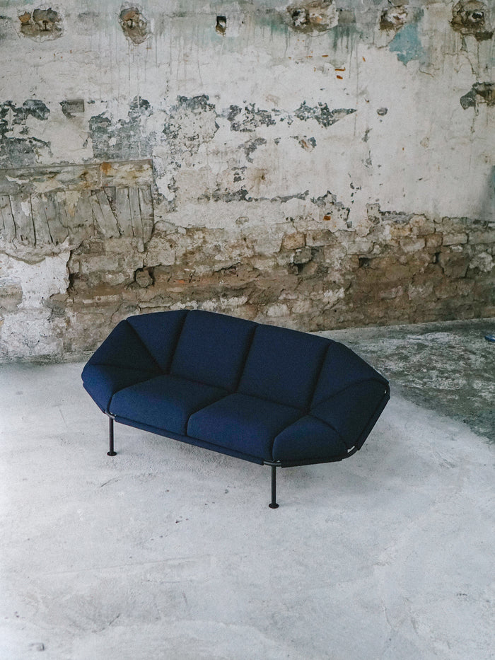 Canapé Atlas 2 Seater bleu marine S1988 - Kann Design