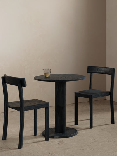 Kann Design - Galta Central Leg black oak dining table DT987