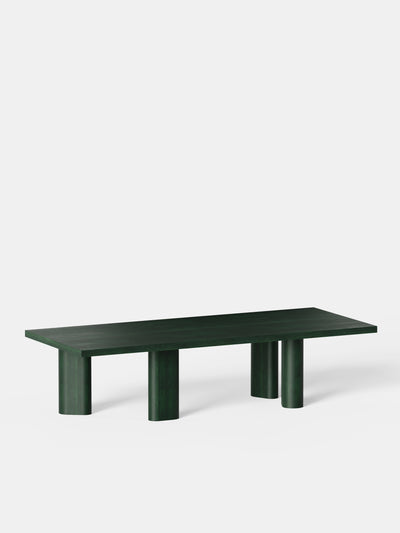 Kann Design - Table basse Galta Forte Rectangle chêne vert CT1092
