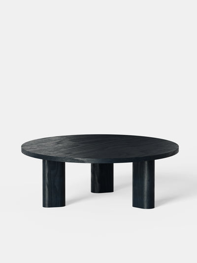 Kann Design - Galta Forte Round coffee table black oak CT1088