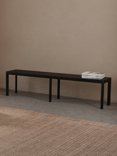 Kann Design - Galta 180 black oak bench B1072