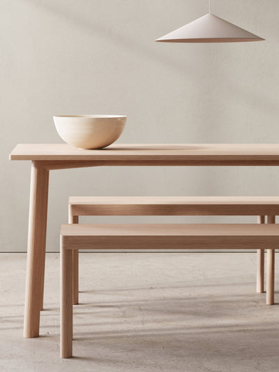 Kann Design - Galta 120 natural oak bench B1071