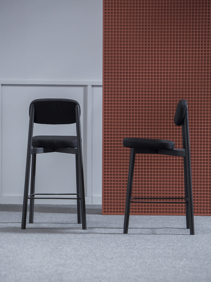 Kann Design - Chaise haute Residence 65 noir CC781