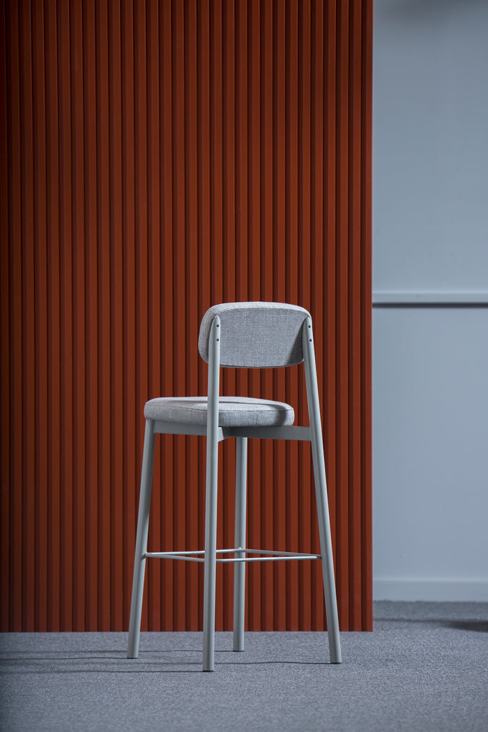 Kann Design - Chaise haute Residence 75 gris CC799