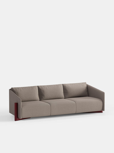 Kann Design - Timber 4 Seater taupe grey sofa S1061