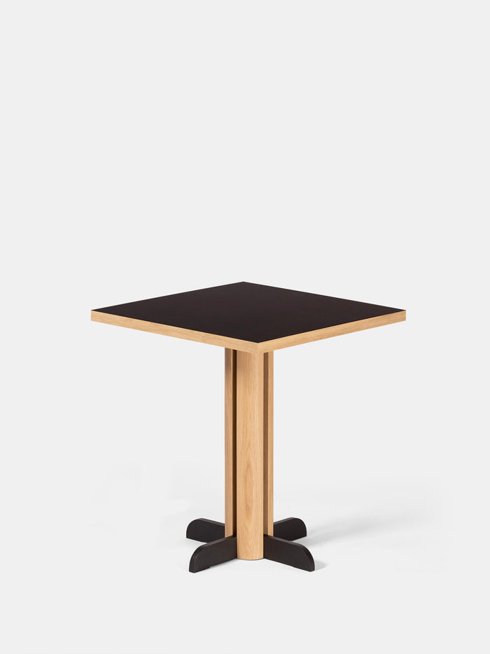 Kann Design - Table de repas Toucan Square noir - chêne DT1966
